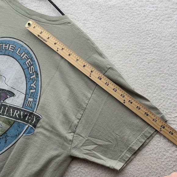 Guy Harvey T-Shirt Mens Large L‎ Marlin Weathered Graphic Fishing Southern Dad - Picture 11 of 12